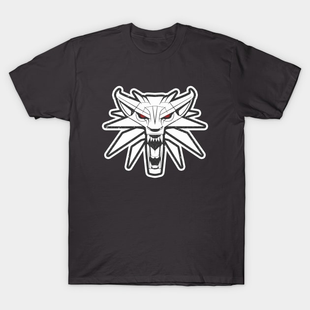 White Wolf - Gwynbleidd (Textured) T-Shirt by Civron